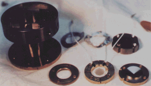Image of the disassembled bolometer head.